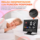 ⏰ Reloj Digital Meteorologico 4 en 1: Hora, Clima, Humedad y Despertador