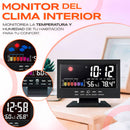 ⏰ Reloj Digital Meteorologico 4 en 1: Hora, Clima, Humedad y Despertador