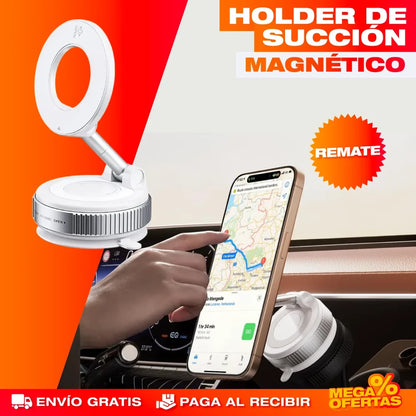MagicHold™ para Teléfono con Succión – Tu GPS Siempre a la Vista Mientras Manejas