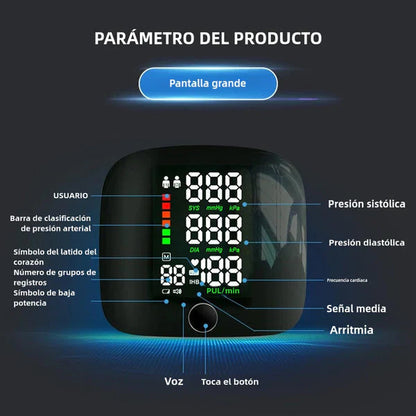 Tensiometro digital de muñeca con voz